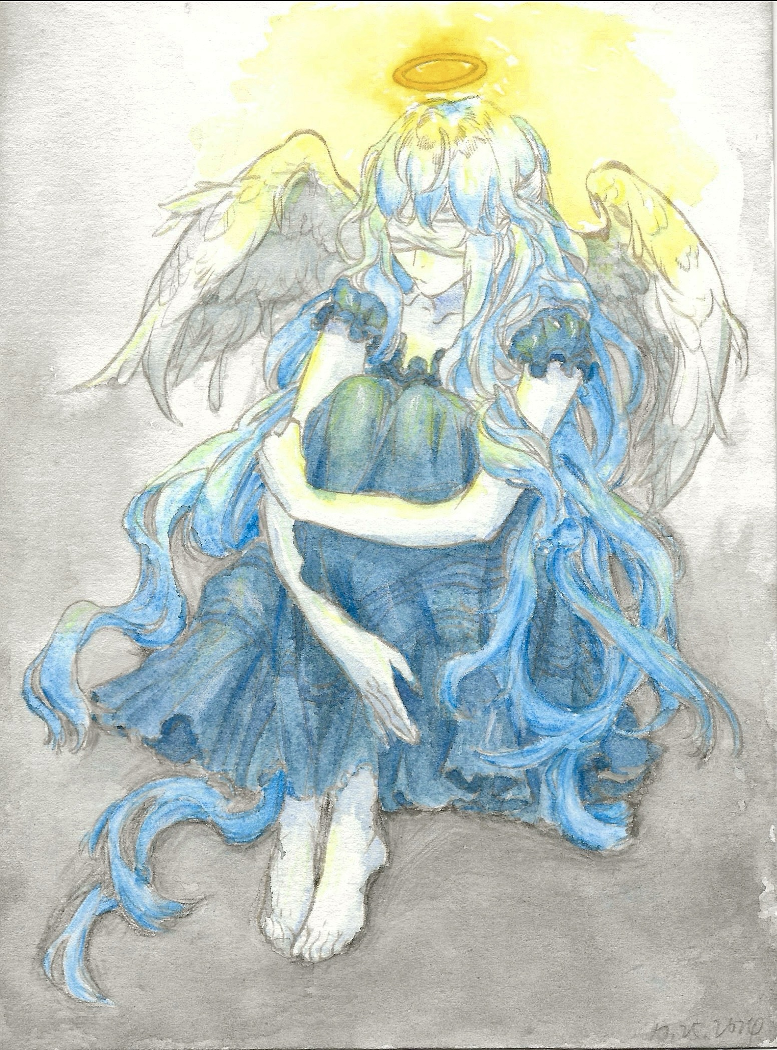 watercolor blues 2